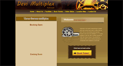 Desktop Screenshot of devimultiplex.in